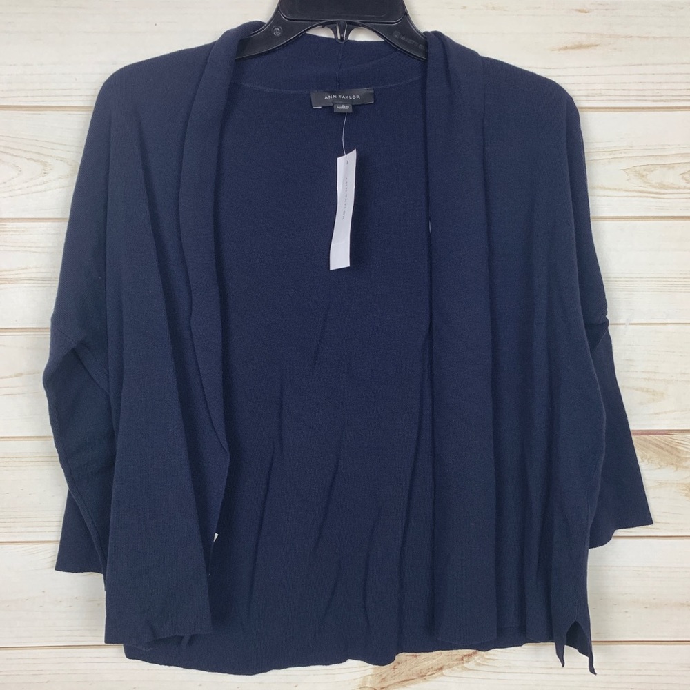 Ann Taylor Navy Blue cardigan brand new with tags